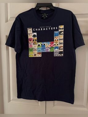 Disney Pixar Periodic Table of Characters T-Shirt - Size Medium - NWOT